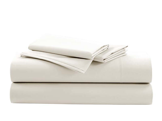 IONION BEDSHEET FITTED COTTON 100X200X28CM IVORY