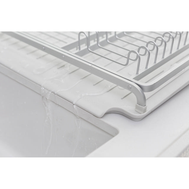 BRABANTIA DISH DRYING RACK ALUMINIUM LIGHT GREY 38.6X49.2X14.2CM