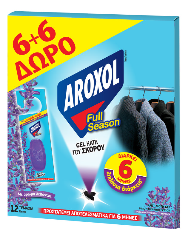 AROXOL FULL SEASON ΣΚΟΡΟΚΤΟΝΑ GEL 6+6