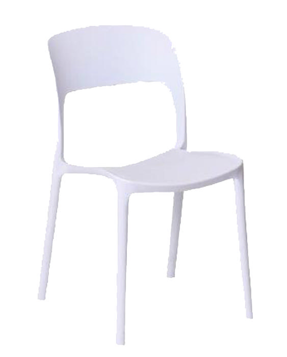 TIKA CHAIR WHITE 41Χ57Χ83.5CM