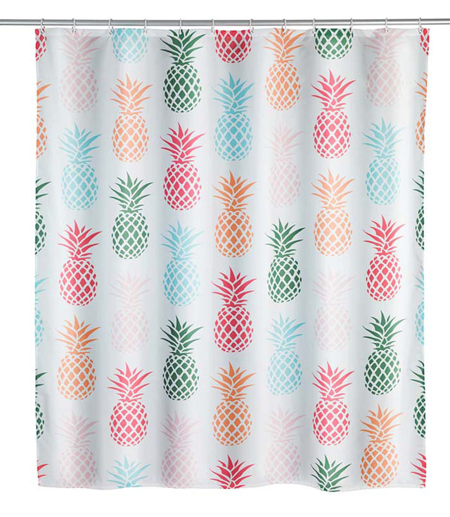 WENKO SHOWER CURTAIN 180X200 ANANAS POLY