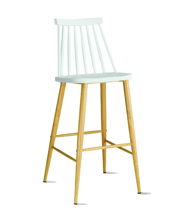 NANCY STOOL WHITE 43Χ49,5Χ107CM