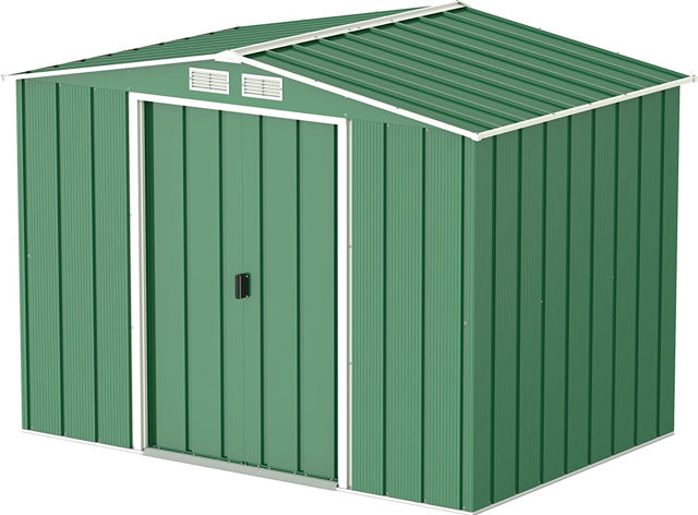  DURAMAX ECO METAL SHED 8X6FT GREEN