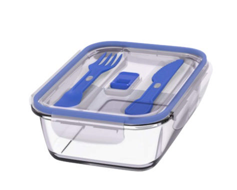 LUMINARC PURE LUNCH BOX 1.2L WITH CUTLERY