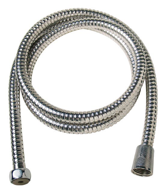 IDROBRIC METAL FLEXIBLE HOSE CR DOUBLE HOOK 150CM