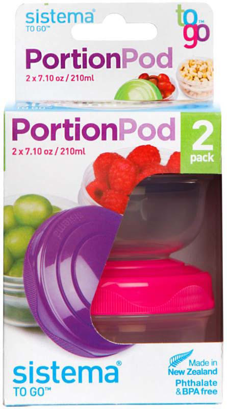 SISTEMA TO GO PORTIONPOT 2PCS TO GO 210ML