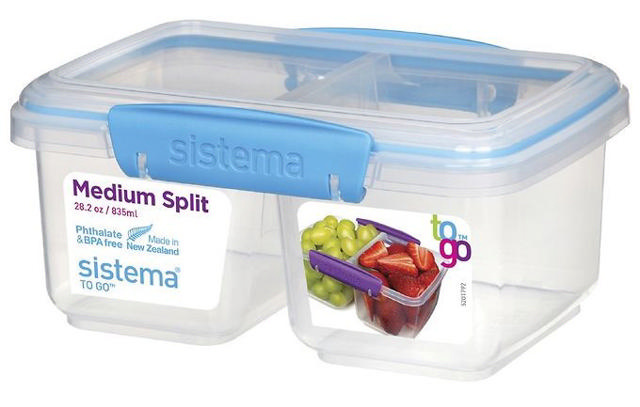 SISTEMA TO GO MEDIUM SPLIT 835ML