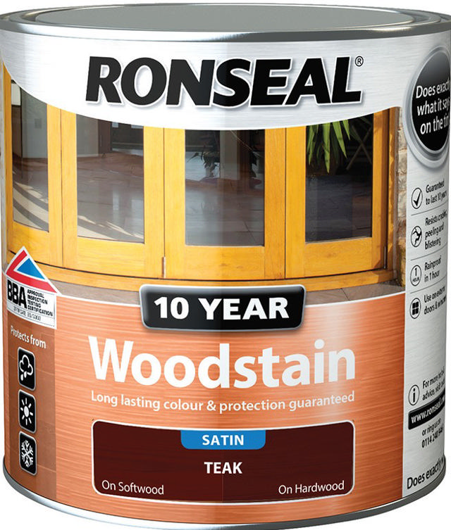 RONSEAL® 10 YEARS WOODSTAIN ΒΕΡΝΙΚΙ ΜΑΟΝΙ 0.75L