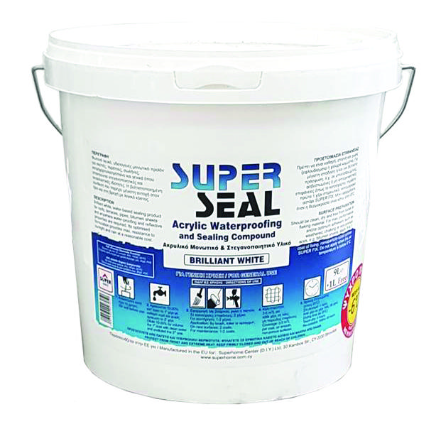 SUPER ELASTOMERIC WATERPROOFING & SEALING COMPOUND 9+1 LTR