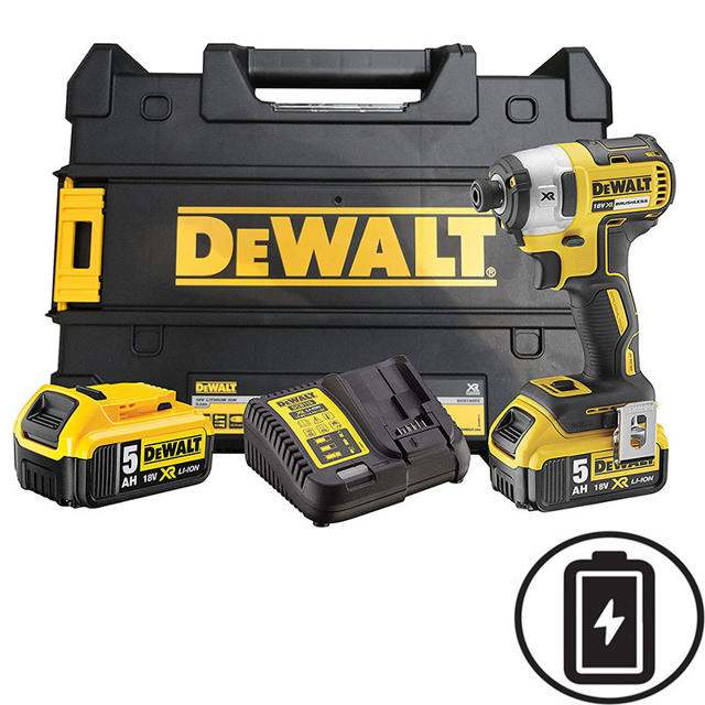 DEWALT DCF887P2-QW ΚΡΟΥΣΤΙΚΟ ΔΡΑΠΑΝΟΚΑΤΣΑΒΙΔΟ ΜΠΑΤΑΡΙΑΣ 18V 2X5AH