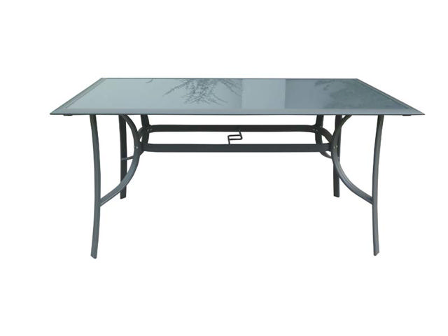 KENT OUTDOOR TABLE 150X90CM - GREY