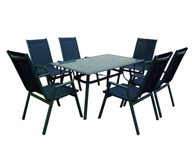 KENT OUTDOOR TABLE 150X90CM - GREY