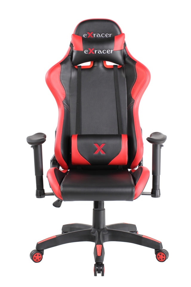 DAYTONA GAMING CHAIR RED 68X53X128.5-138CM