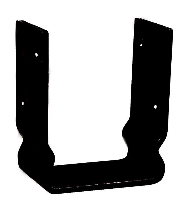 POST BASE NO0707 100MM BLACK