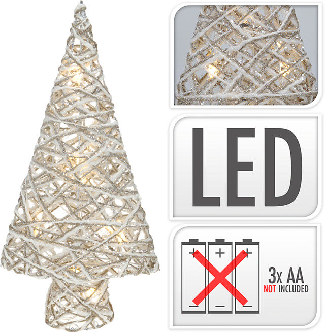 XMAS TREE 10LED WW 50CM