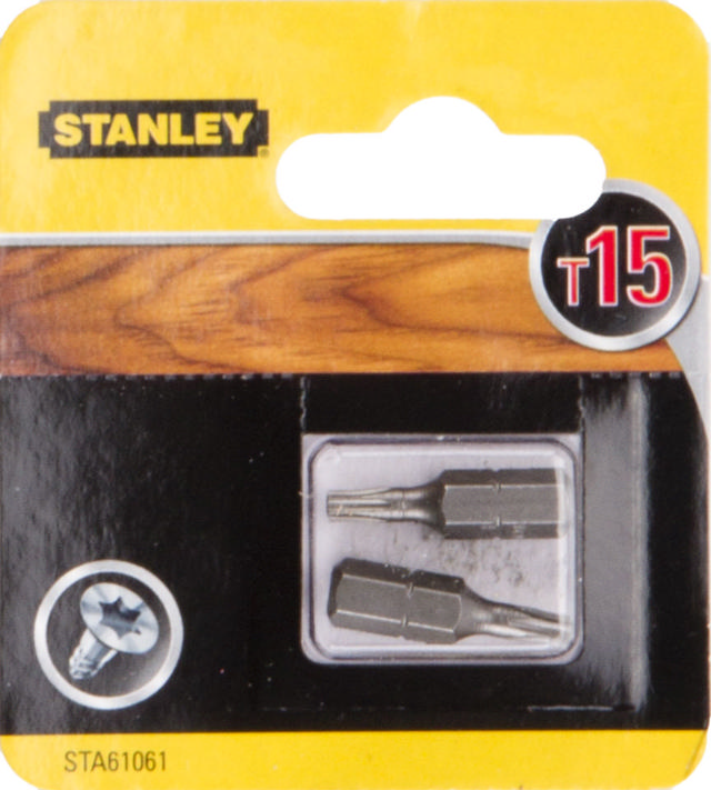 STANLEY SCREWDRIVER BITS T15