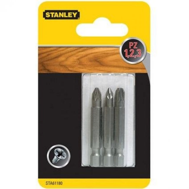 STANLEY SCREWDRIVER BITS PH 1,2,3