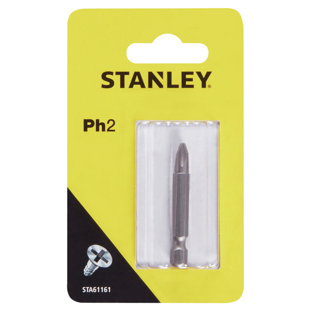 STANLEY SCREWDRIVER BITS PH2 50MM