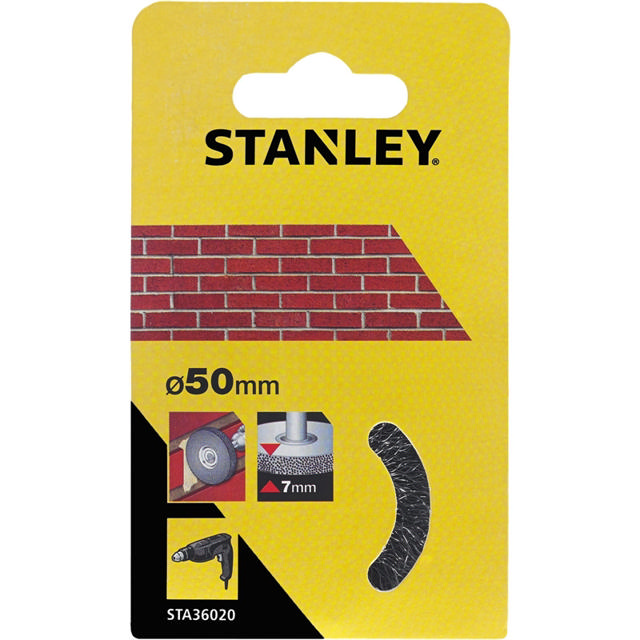 STANLEY WHEEL BRUSH 50MM