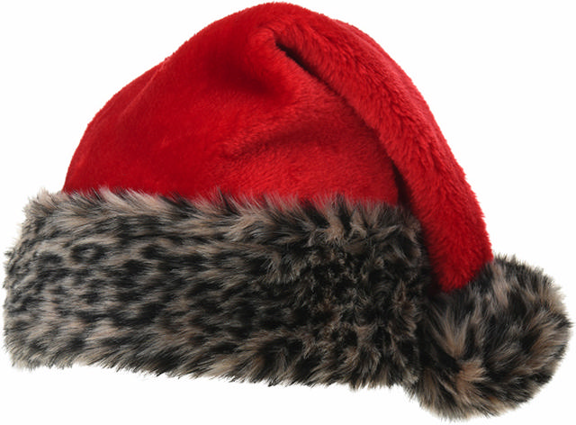 XMAS HAT PLUSH DELUXE 40CM