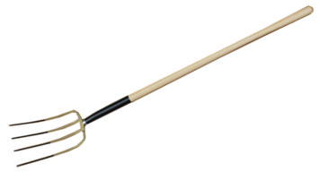 CHAMPION GRASS FORK LONG WOODEN HANDLE 