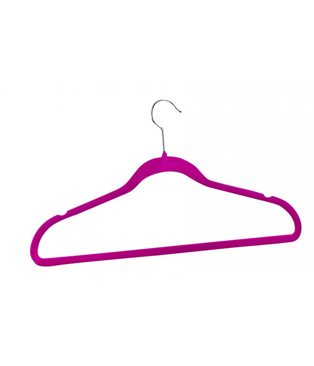 TNS CLOTH HANGER X2 VELVET 45X24CM 4 COLORS