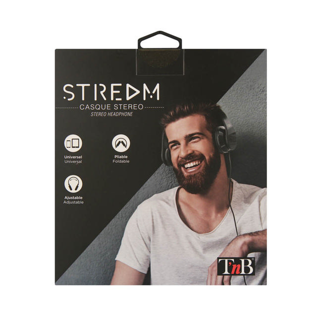 TNB STREAM HEADPHONES BLACK