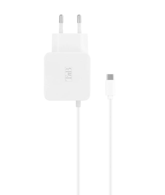 TNB 2.4A MAINS CHARG.USB-C WH