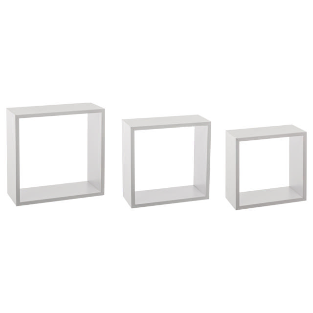 WALL SHELF CUBE WHITE LX3