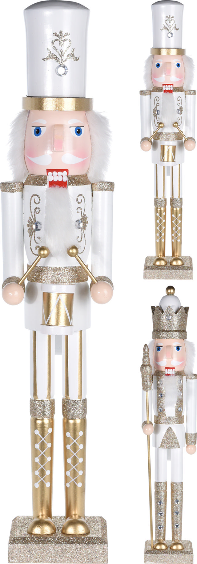 NUTCRACKER 55CM GOLD