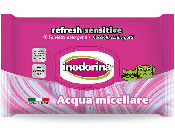 INODORINA REFRESH WIPES ALOE VERA 40PCS