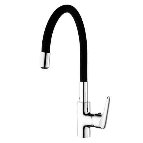 PLUIE KITCHEN MIXER HIGH FLEXIBLE BLACK SPOUT