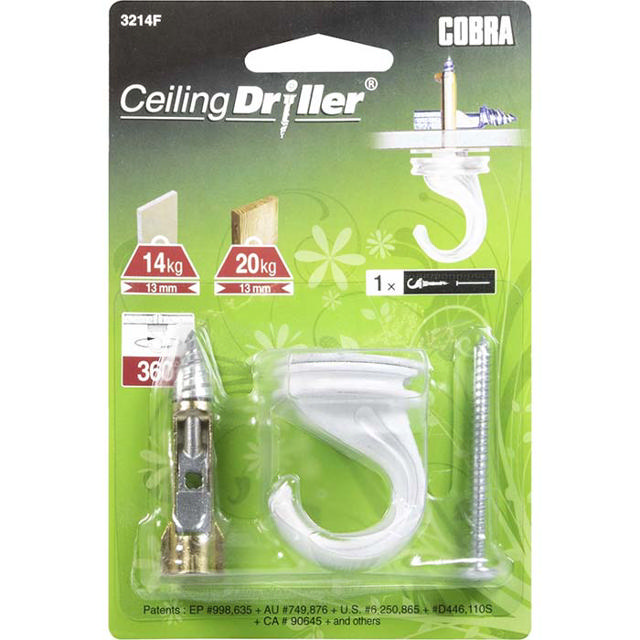 COBRA 3214F CEILING DRILLER WHITE 