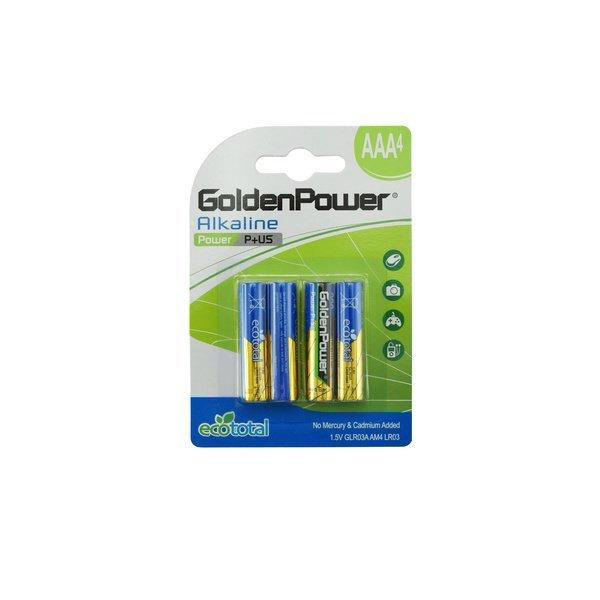 GOLDEN POWER 1.5V AAA ALKALINE POWER PLUS