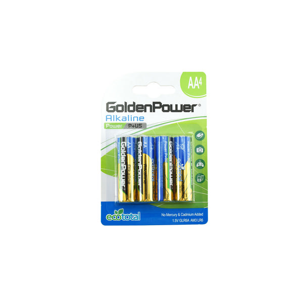 GOLDEN POWER 1.5V  AA ALKALINE POWER PLUS