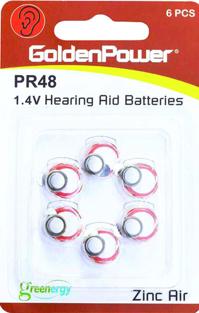 GOLDEN POWER 1.4V HEARING AID PR48