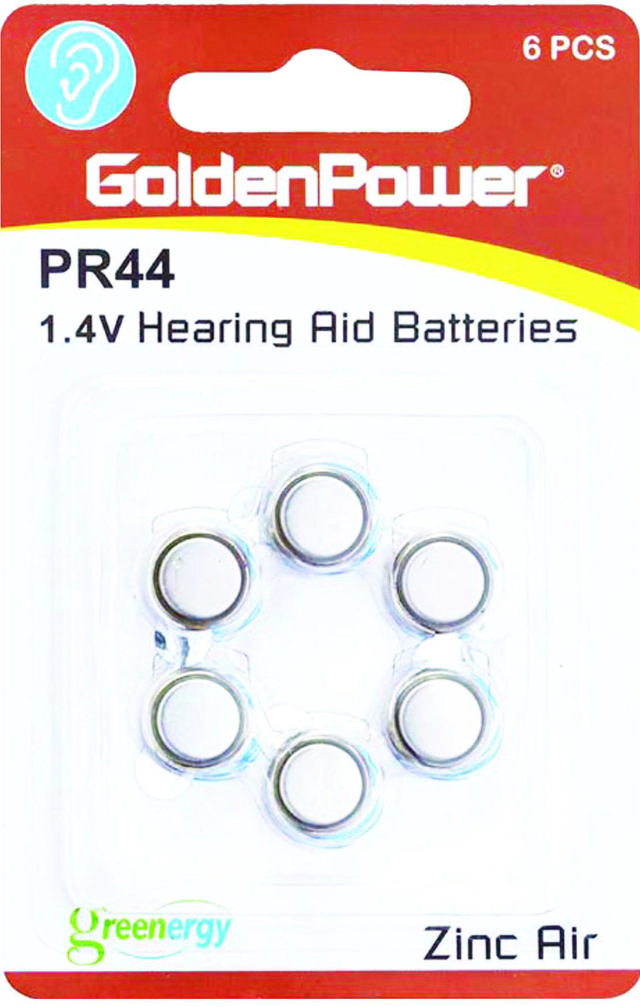 GOLDEN POWER 1.4V HEARING AID PR44