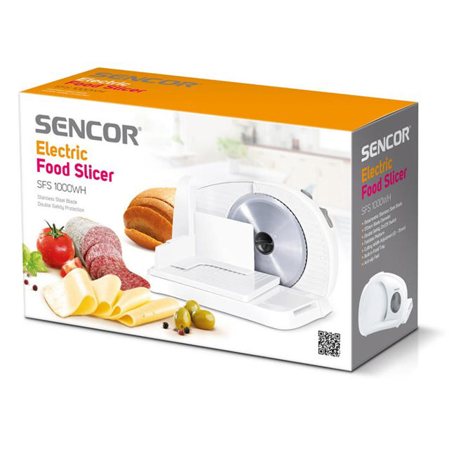 SENCOR ELECTRIC FOOD SLICER 100W