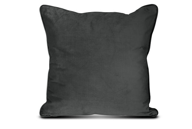 CUSHION VELOUR 45X45 D.GREY