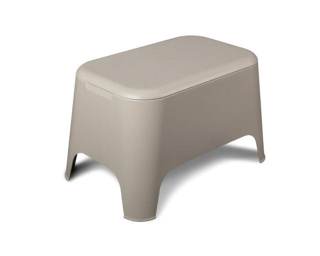 TOOMAX PETRA TABLE WITH REMOVABLE LID 59X39X36CM TAUPE