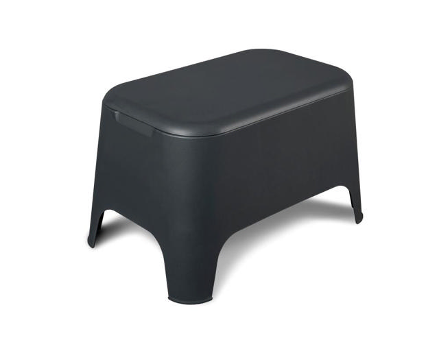 TOOMAX PETRA COZY TABLE WITH REMOVABLE LID 59X39X36CM ANTHRACITE