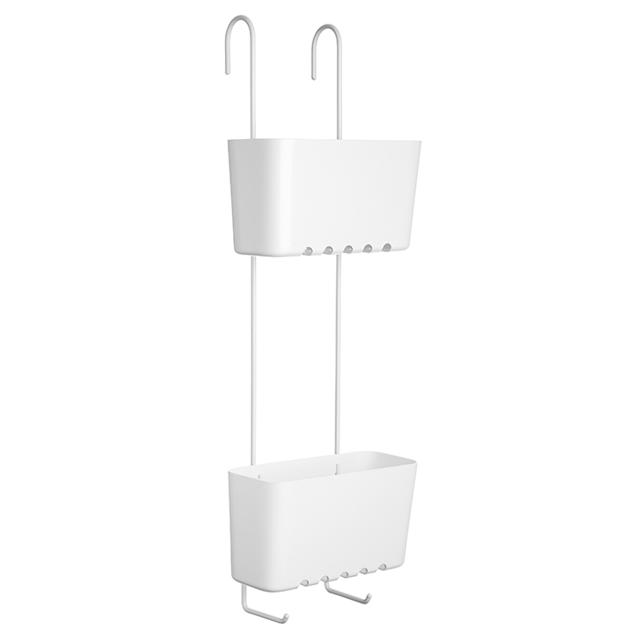 TATAY SHOWER CADDY DUO WHITE