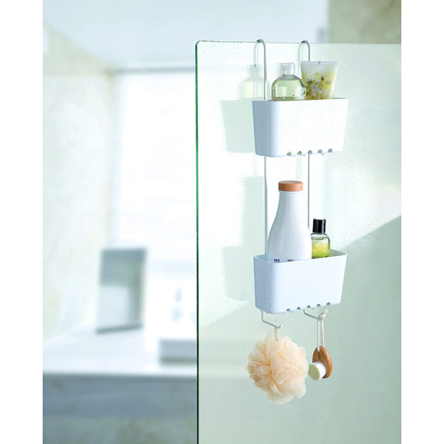 TATAY SHOWER CADDY DUO WHITE