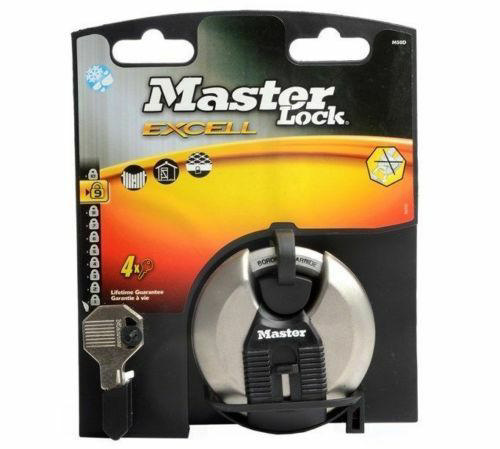 MASTERLOCK EXCELL PADLOCK 80MM STAINLESS STEEL