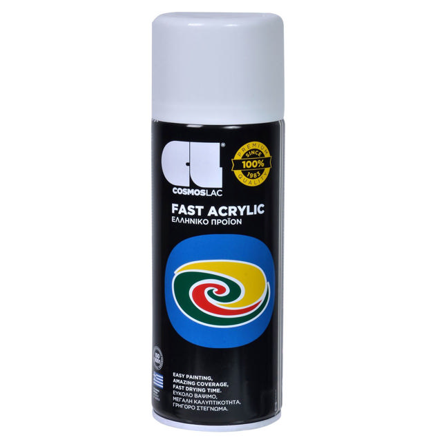 FAST ACRYLIC SPRAY WH GL.400ML