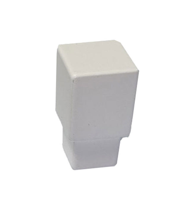 KNOB 15X15MM WHITE