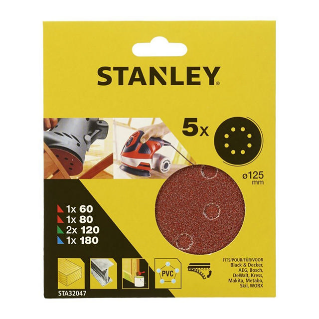 STANLEY SHEETS 80G 125MM