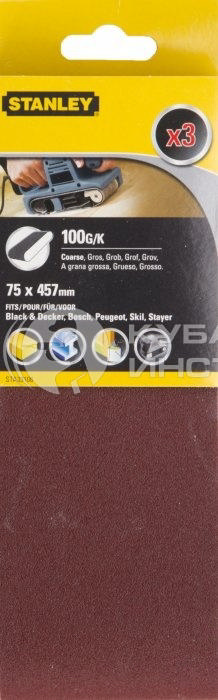 STANLEY SHEETS 75X457MM 100G