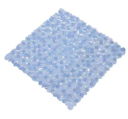 BACCHETTA TAPPETO STONE 53X53CM TRANSPARENT BLUE