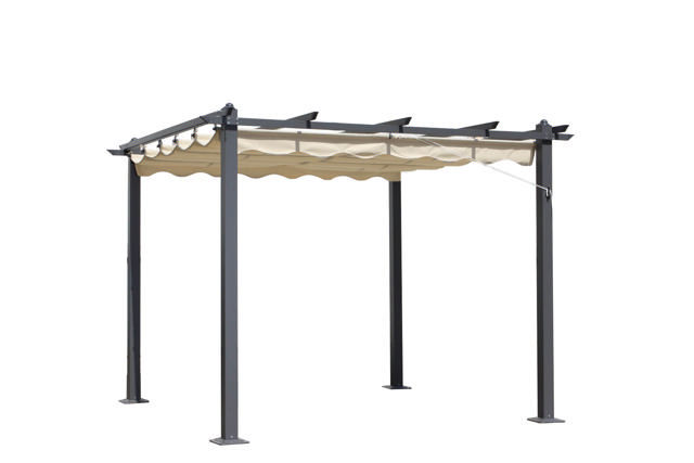 EXTRA COVER FOR WINFUN ALUMINIUM PERGOLA 3X3M BEIGE